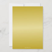 Nautical Anchor 4. Juli Red Blue Gold Baby Dusche Einladung (Rückseite)