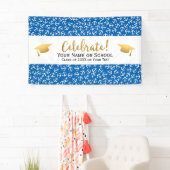 Nautical Anchor Abschluss Class 20XX Grad Cap Banner (Insitu)