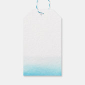 Nautical Anchor Ahoy Es ist ein Personalisierter J Geschenkanhänger (Rückseite)