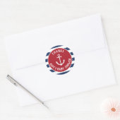 Nautical Anchor Baby Dusche Danke Stickers (Umschlag)