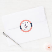Nautical Anchor Baby Shower Stickers - Es ist ein  (Umschlag)