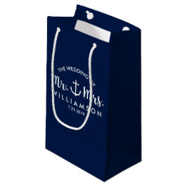Nautical Anchor Beach Hochzeit Personalisierten Ge Kleine Geschenktüte