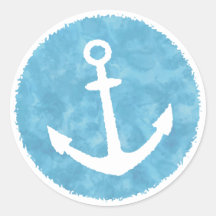 Nautical Anchor Blue Baby Dusche