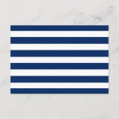 Nautical Anchor Blue Wedding Details Beipackkarte Begleitkarte (Rückseite)