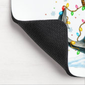 Nautical Anchor Christmas Lights Boating Sailor Mousepad (Ecke)