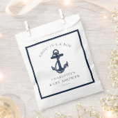 Nautical Anchor Coastal Boy Baby Dusche Geschenktütchen (Ausgeschnitten)