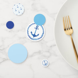 Nautical Anchor Confetti Konfetti