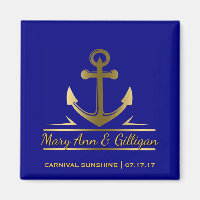 Nautical Anchor Cruise Ship Gastgeschenk Hochzeit 
