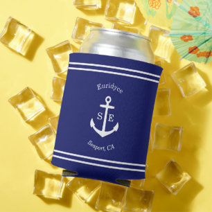 Nautical Anchor Custom (blau) Dosenkühler