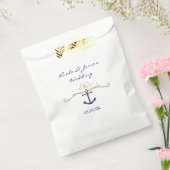 Nautical Anchor Elegantes klassisches Gastgeschenk Geschenktütchen (Versiegelt)