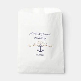 Nautical Anchor Elegantes klassisches Gastgeschenk Geschenktütchen