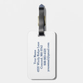 Nautical Anchor Family Reunion Trip Cruise Beach Gepäckanhänger (Rückseite vertikal)