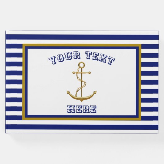 Nautical Anchor - Gästebuch (Vorderseite)
