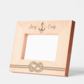 Nautical Anchor Individuellen Namens Personalisier Geätzte Rahmen (Links)