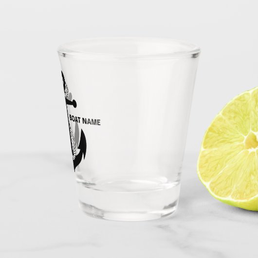 Nautical Anchor Kapitän Name Shot Gl Shot Glas hin (Rechts)