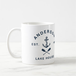 Nautical Anchor Lake House: Sommer Familienurlaub Kaffeetasse