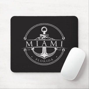 Nautical Anchor Miami Florida 1963 Mousepad