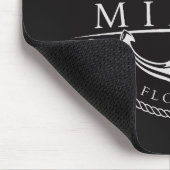 Nautical Anchor Miami Florida 2014 Mousepad (Ecke)