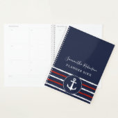 Nautical Anchor Navy Blue White Red 2024 Planer (Anzeige)