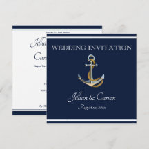 Nautical Anchor - Navy & White Wedding