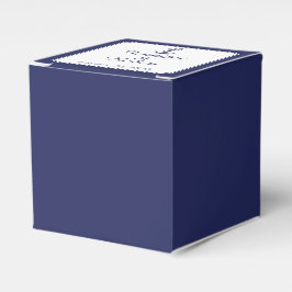 Nautical Anchor on Navy Wedding Geschenkschachtel