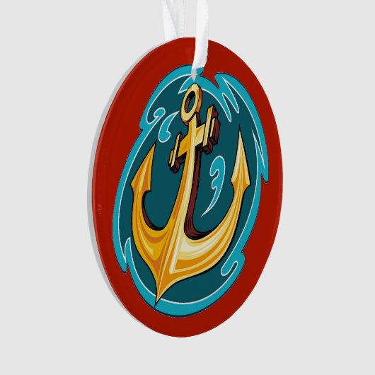 Nautical Anchor Ornament (Vorderseite)