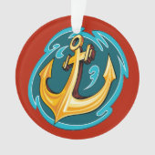 Nautical Anchor Ornament (Vorderseite)