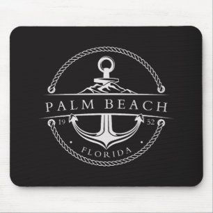 Nautical Anchor Palm Beach Florida 1952 Mousepad