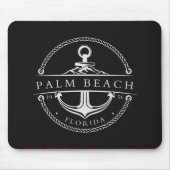 Nautical Anchor Palm Beach Florida 1956 Mousepad (Vorne)