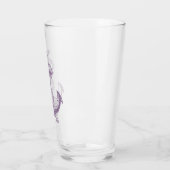 Nautical Anchor Pint (Lilac) Glas (Links)
