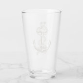 Nautical Anchor Pint (Lt tan) Glas (Rückseite)