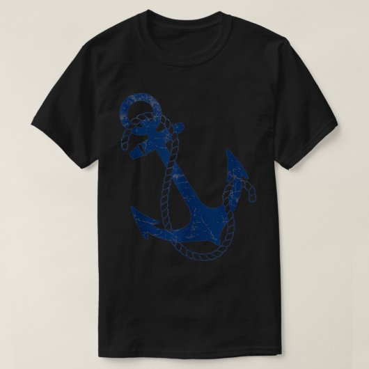 Nautical Anchor Pirate Segelboot T-Shirt (Design vorne)