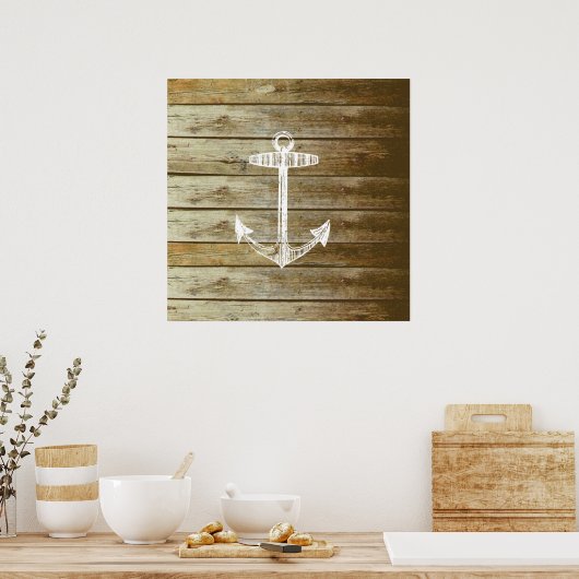 Nautical Anchor Poster (Küche)