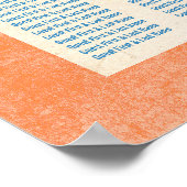 Nautical Anchor Poster für Hochzeiten (Ecke)