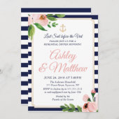 Nautical Anchor Probe Dinner Einladung (Vorne/Hinten)