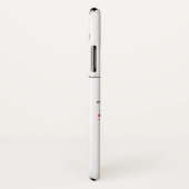 Nautical Anchor Red Stripes White Wood Case-Mate iPhone Hülle (Hinten/Rechts)