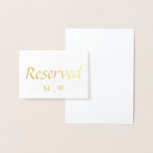 Nautical Anchor Reserviert Hochzeitstisch Platz Go Folienkarte (Anzeige)