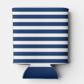 Nautical Anchor Rope Wheel Striped Captain Dosenkühler (Rückseite)