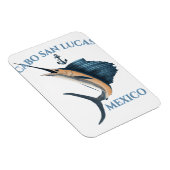 Nautical Anchor Sailfish Cabo San Lucas Magnet (Rechte Seite)