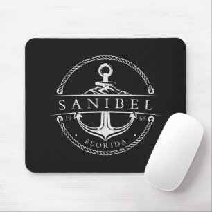 Nautical Anchor Sanibel Florida 1968 Mousepad