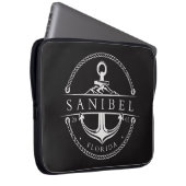 Nautical Anchor Sanibel Florida 2002 Laptopschutzhülle (Vorne Rechts)