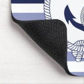 Nautical Anchor/Seaman's Knoten/Customize Name, # Mousepad (Ecke)