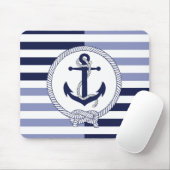 Nautical Anchor/Seaman's Knoten/Customize Name, # Mousepad (Mit Mouse)