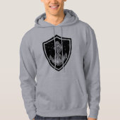 Nautical Anchor Shield Fishing Hoodie (Vorderseite)
