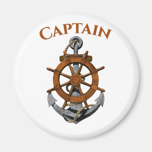 Nautical Anchor und Captain Magnet (Vorne)