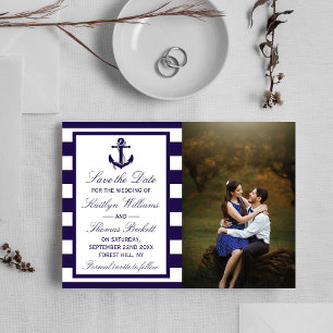 Nautical Anchor Wedding Foto Save the Date