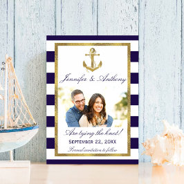 Nautical Anchor Wedding Foto Save the Date