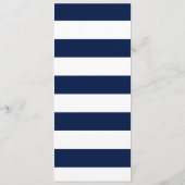 Nautical Anchor Wedding Menu Menükarte (Rückseite)