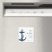 Nautical Anchor Wedding Save the Date Magnet (In Situ (Geschirrspüler))