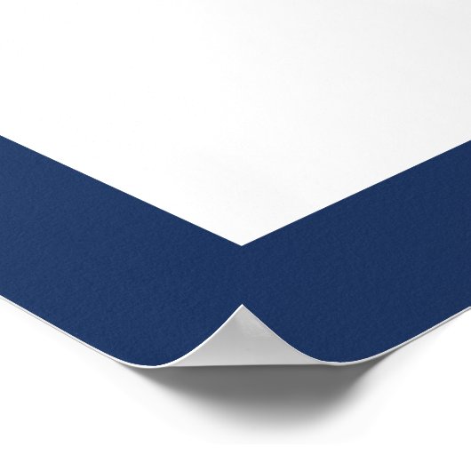 Nautical Anchor Wedding Willkommenszeichen an Bord Poster (Ecke)